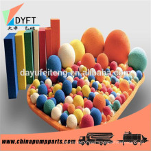 concrete pump pipe sponge cleaning ball, concrete pump spare parts and accessaries